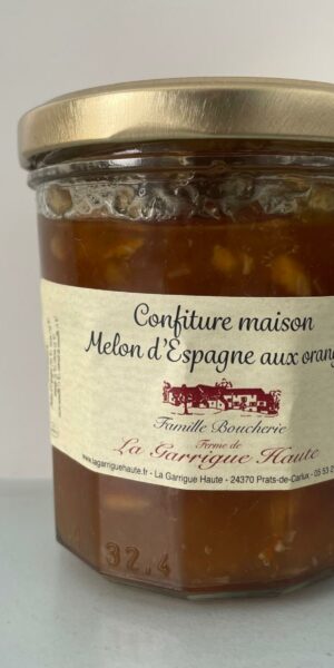 confiture melon d'Espagne orange